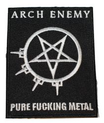 Arch enemy Pure fucking metal logo patch
