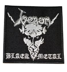 Venom Black metal logo patch