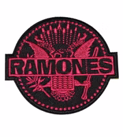 Ramones pink logo patch