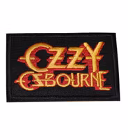 Ozzy Ozbourne logo patch