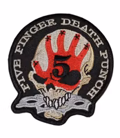 Five finger death punch 5 logo patch