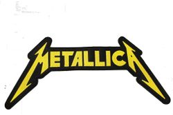 Metalica yellow XL patch