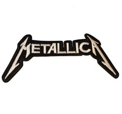 Metallica white logo patch