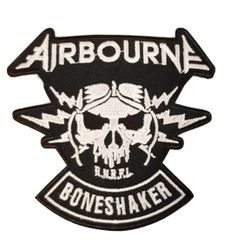 Airbourne boneshaker logo patch