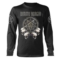 DIMMU BORGIR PURITANICAL EUPHORIC MISANTHROPIA (SKULLS) Long sleeve T-shirt