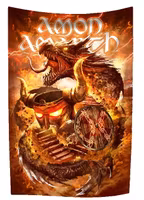 Amon amarth Jörmundgandr posterflagga