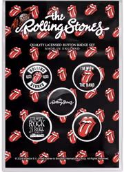 THE ROLLLING STONES - TONGUE   Badge 5-Pack