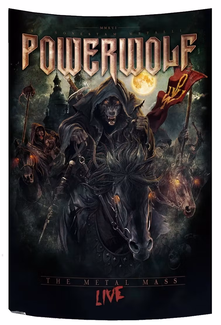 Powerwolf Flag Powerwolf posterflagga - mikefashion.se