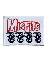 Misfits Skulls White patch