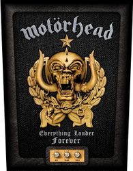 MOTORHEAD - EVERYTHING LOUDER FOREVER  Backpatch