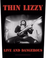 THIN LIZZY - LIVE AND DANGEROUS   Back-patch