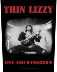 THIN LIZZY - LIVE AND DANGEROUS   Back-patch