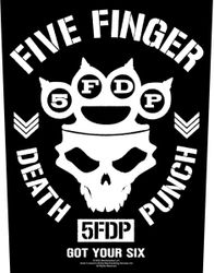 FIVE FINGER DEATH PUNCH - GOT YOUR SIX   Back-patch