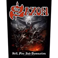 SAXON - HELL, FIRE AND DAMNATION Backpatch