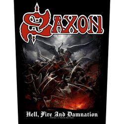 SAXON - HELL, FIRE AND DAMNATION Backpatch