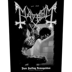 MAYHEM - PURE FUCKING ARMAGEDDON Backpatch