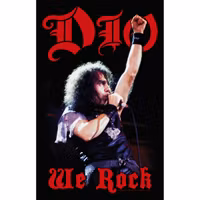 DIO - WE ROCK posterflagga