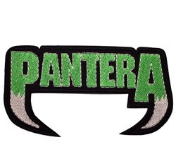 Pantera green logo patch