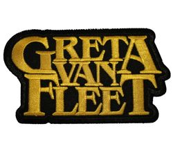 Greta van fleet yellow logo patch