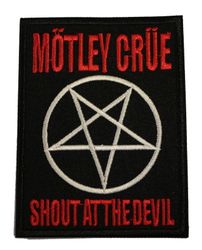 Mötley crue Shout at the devil logo patch
