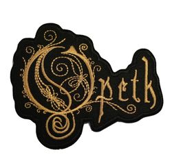 Opeth gold logo patch