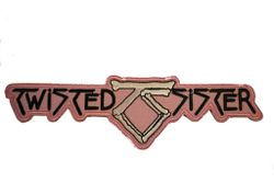 Twisted sister pink logo patch