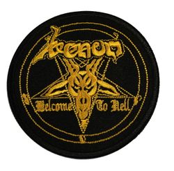 Venom Welcome to hell logo patch