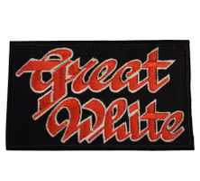 Great white logo patch