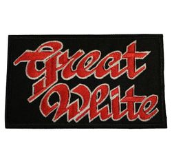 Great white logo patch