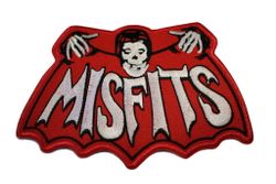 Misfits red logo patch