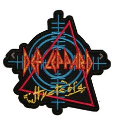 Def leppard Hysteria logo patch