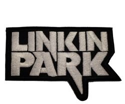 Linkin park white logo patch