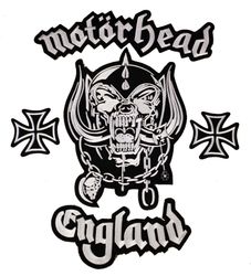 Motörhead 5 pcs backpatch XL