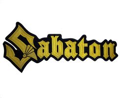 Sabaton gold backpatch XL