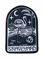 GRAVEYARD "Flamingo" Patch BLACK/WHITE