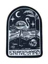 GRAVEYARD "Flamingo" Patch BLACK/WHITE