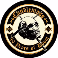 CANDLEMASS - 40 YEARS OF DOOM  Backpatch