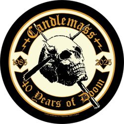 CANDLEMASS - 40 YEARS OF DOOM  Backpatch