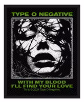 TYPE O NEGATIVE - WITH MY BLOOD patch