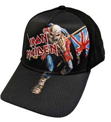 Iron Maiden Unisex Baseball Cap: The Trooper (Black)