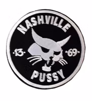 Nashville pussy (cat) logo patch