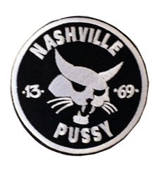 Nashville pussy (cat) logo patch