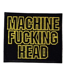 Machine head logo patch