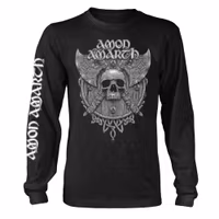 AMON AMARTH GREY SKULL (BLACK) Long sleeve T-Shirt