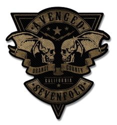 VENGED SEVENFOLD - ORANGE COUNTY CUT OUT  patch