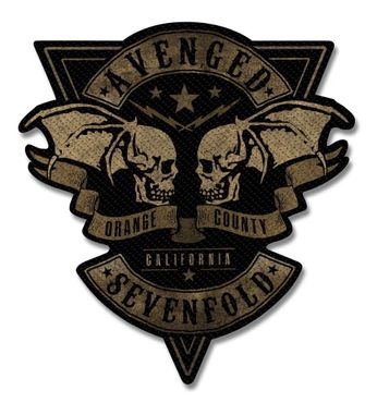 VENGED SEVENFOLD - ORANGE COUNTY CUT OUT  patch