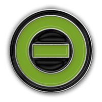 TYPE O NEGATIVE - NEGATIVE SYMBOL  Metal Pin