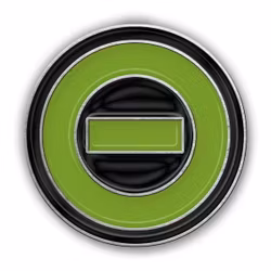 TYPE O NEGATIVE - NEGATIVE SYMBOL  Metal Pin