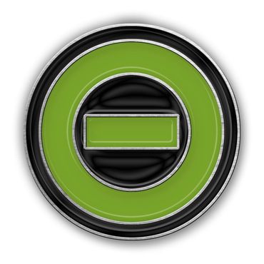 TYPE O NEGATIVE - NEGATIVE SYMBOL  Metal Pin