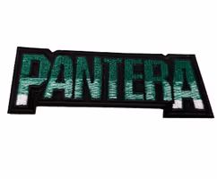 Pantera green logo patch